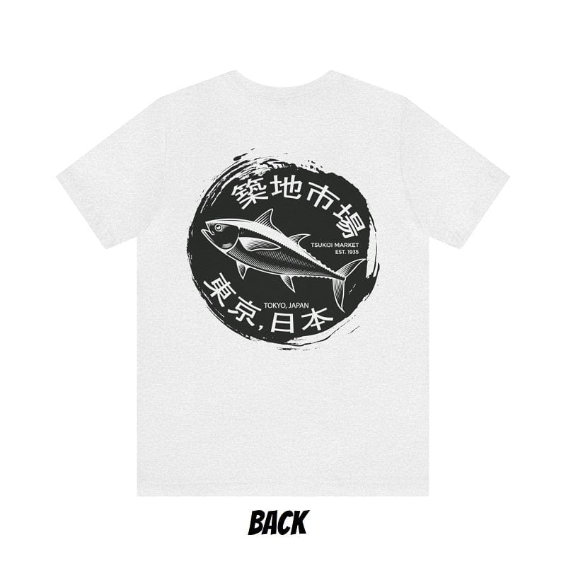 Tsukiji Fish Market Unisex Tee (Back Print)