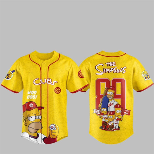 2025 Cubs The Simpsons Jersey - Grishko.com
