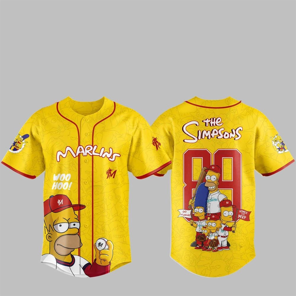 2025 Marlins The Simpsons Jersey - Grishko.com