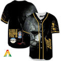 Halloween Horror Michael Myers Busch Beer Baseball Jersey - Spooky & Stylish Halloween Costume - Aopprinter