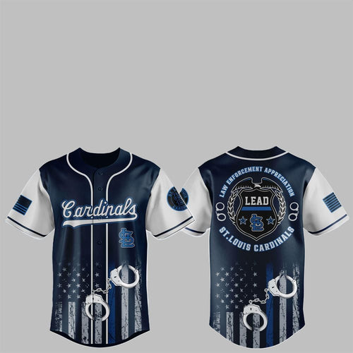 2025 Cardinals x Law Enforcement Appreciation Day Jersey - Grishko.com