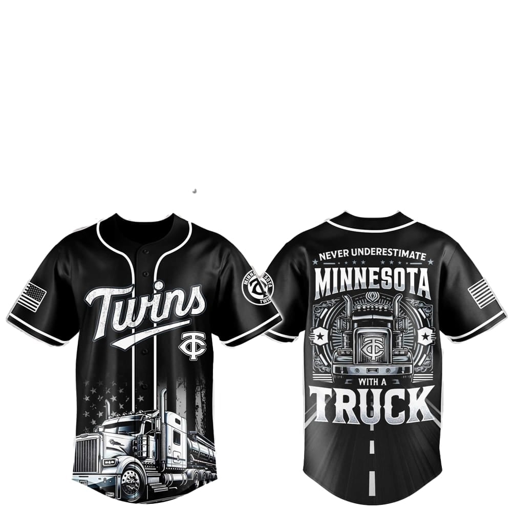 2025 Minnesota Twins Nation Truck Driver Appreciation Baseball Jersey Jogger Hat - Grishko.com