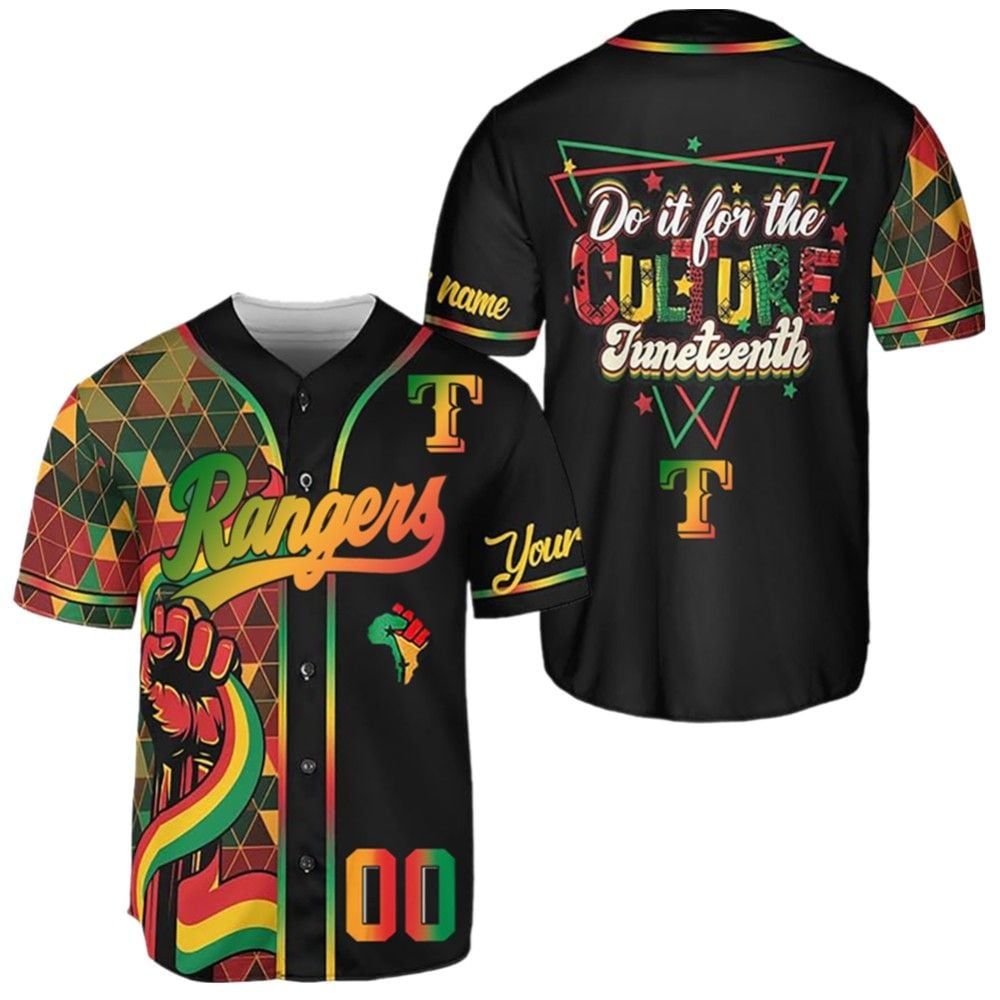 2025 Rangers Juneteenth Day Jersey - Grishko.com