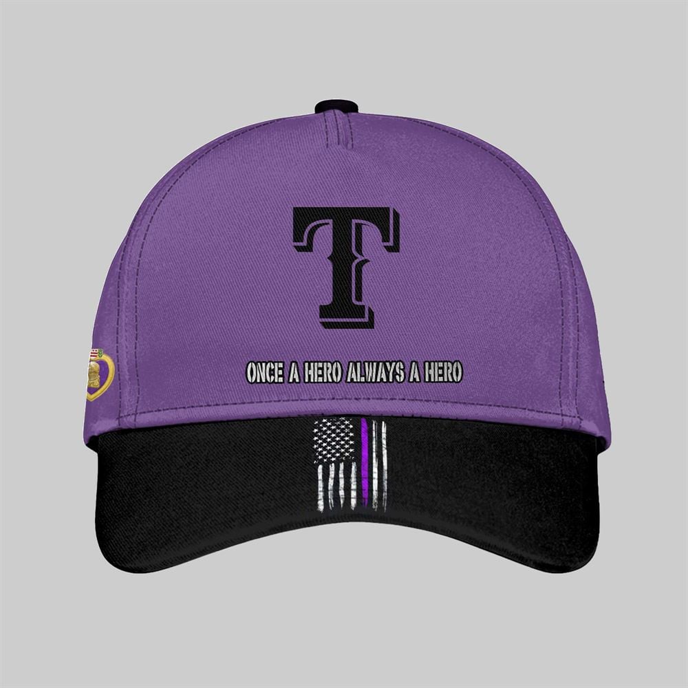 2025 Rangers National Purple Heart Day Jersey - Grishko.com
