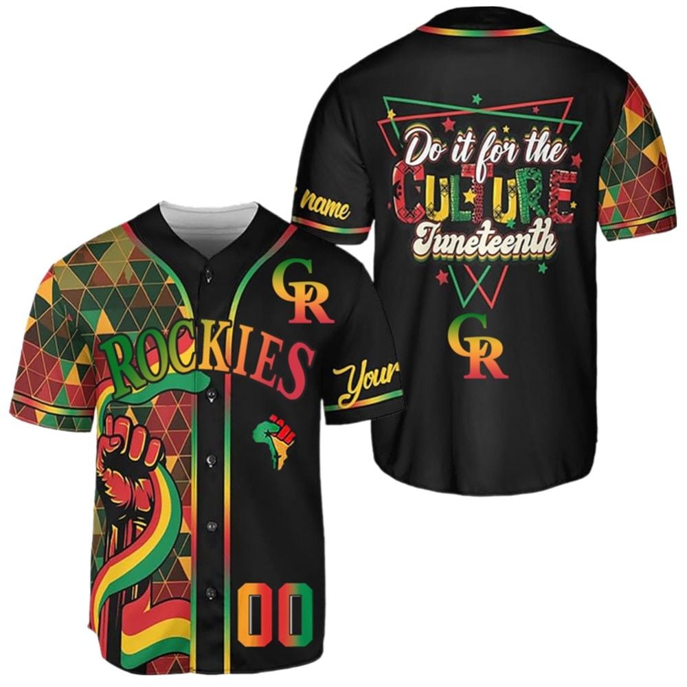 2025 Rockies Juneteenth Day Jersey - Grishko.com