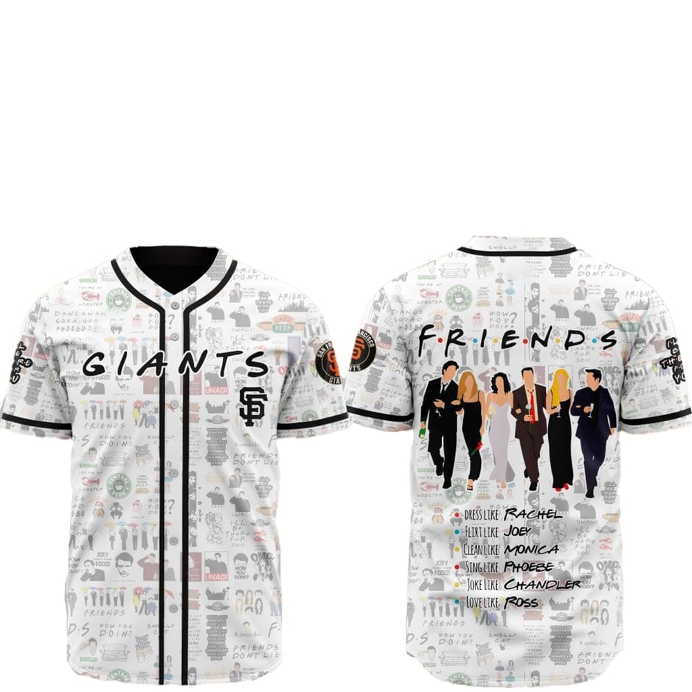 2025 San Francisco Giants Friends Baseball Jersey - Grishko.com