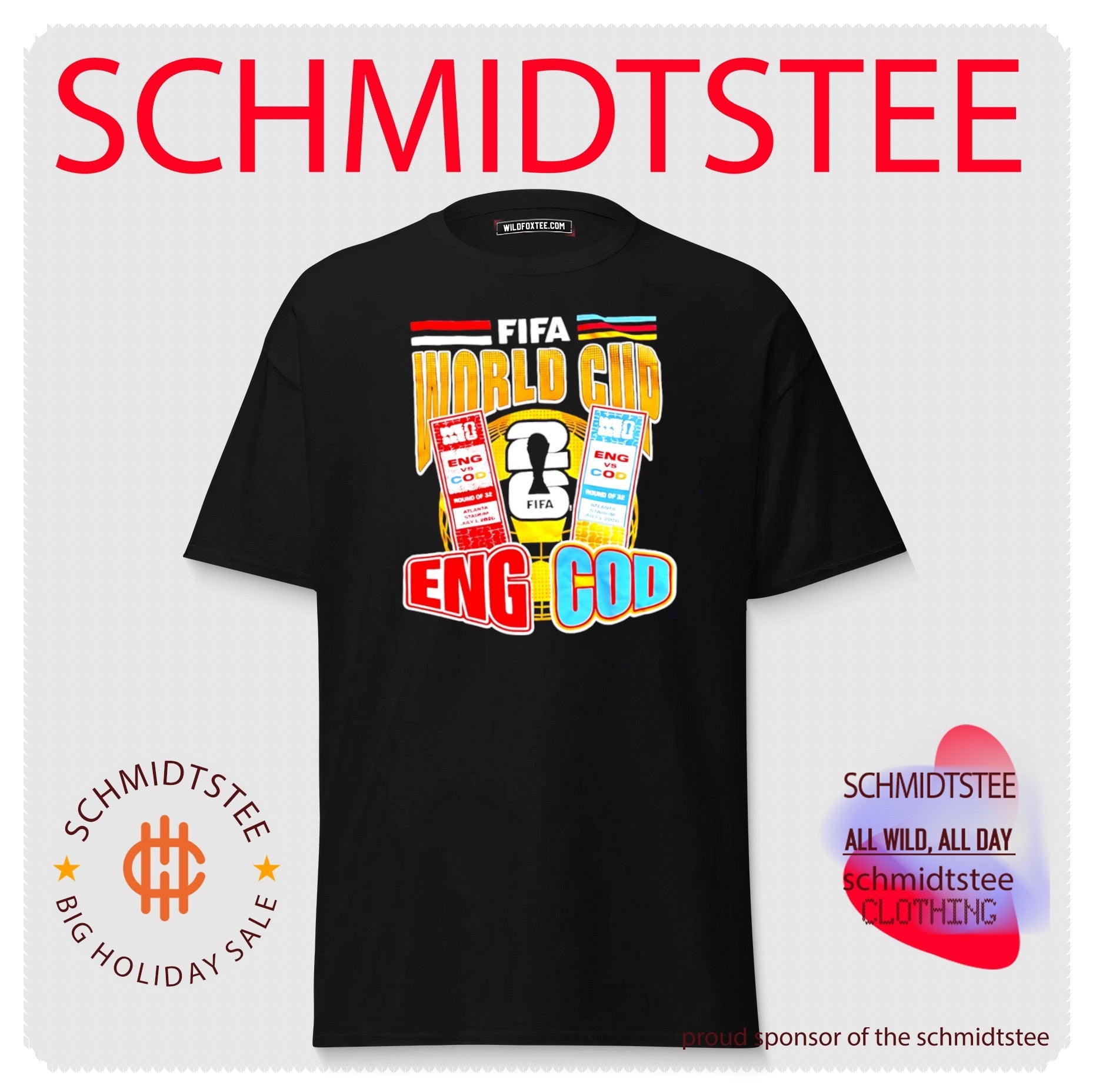 2026 World Cup Eng vs Cod Match Day Shirt