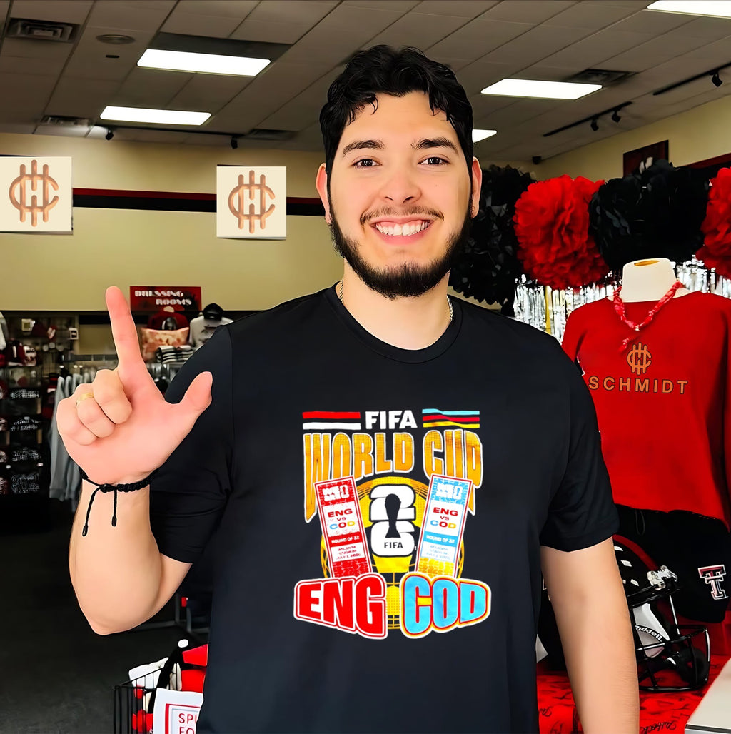 2026 World Cup Eng vs Cod Match Day Shirt