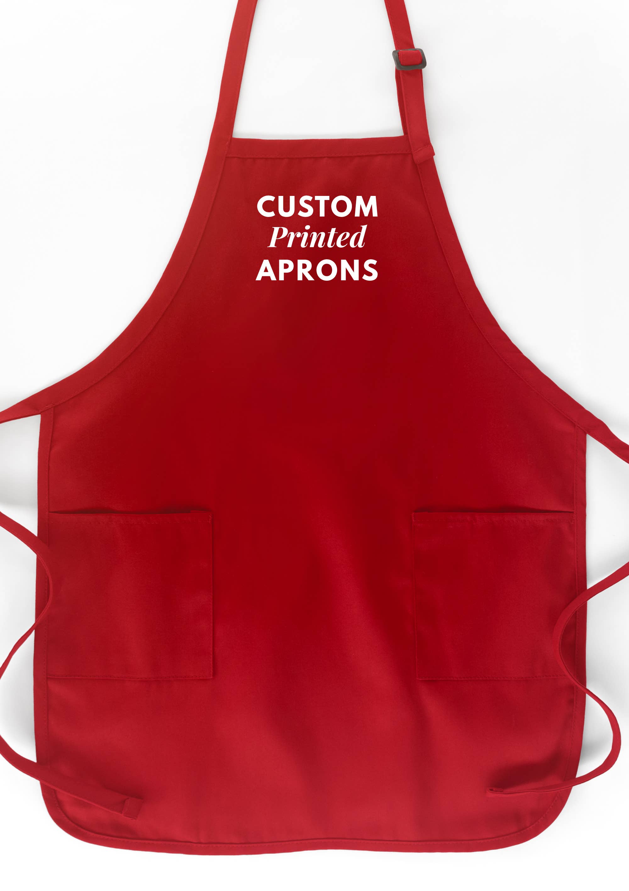 Custom Aprons with Pockets: Kitchen Aprons For Men Women