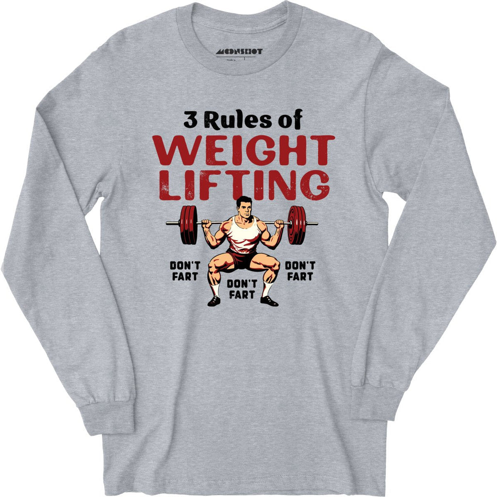 3 Rules of Weightlifting - Long Sleeve