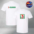 311 x 7-Eleven Collaboration Classic Convenience Store Logo Band Two Sided Shirt Unisex