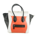 Celine Luggage Mini Shopper Leather Handbag Multicolor #3310