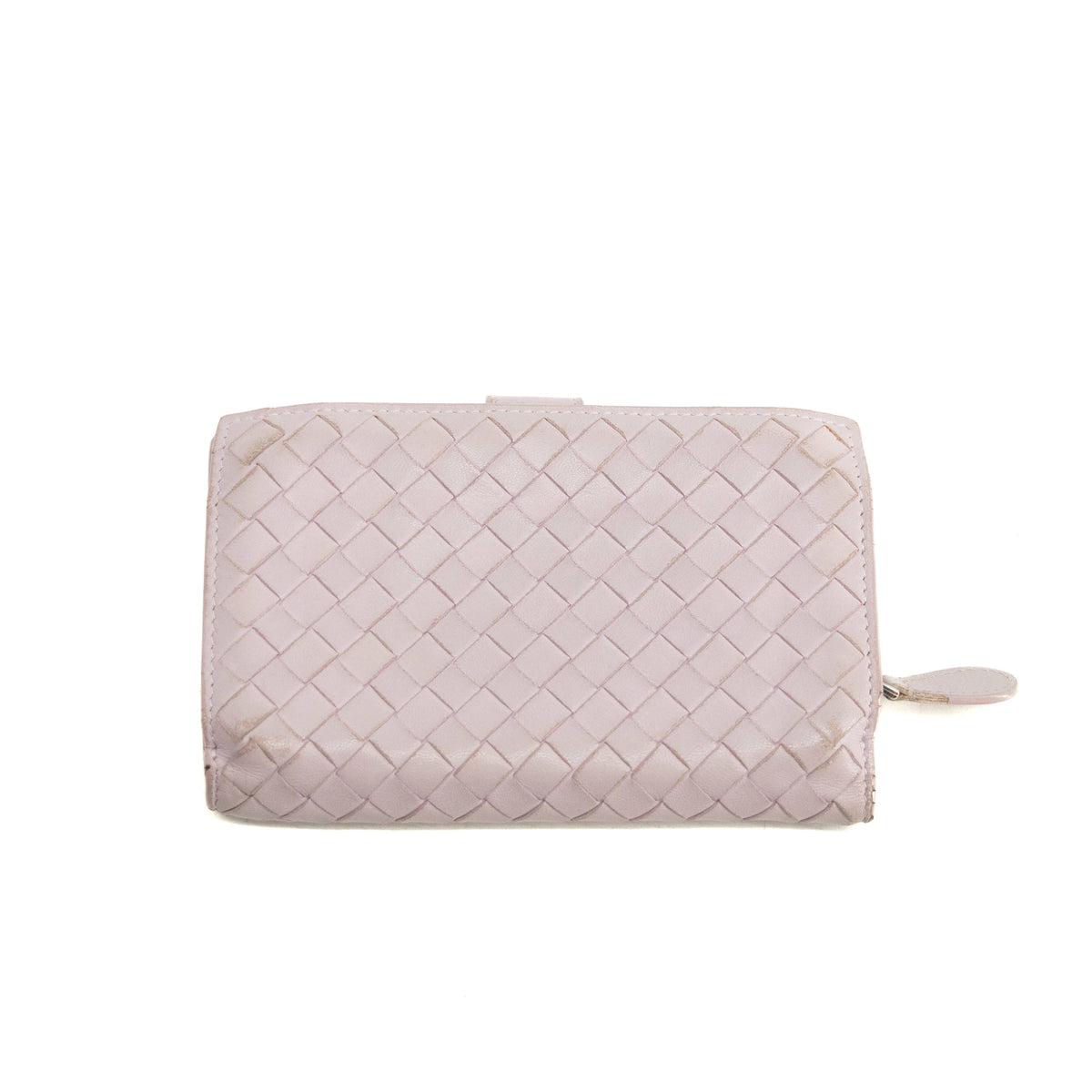 Bottega Veneta Pink Quilted Bifold Long Wallet #3999