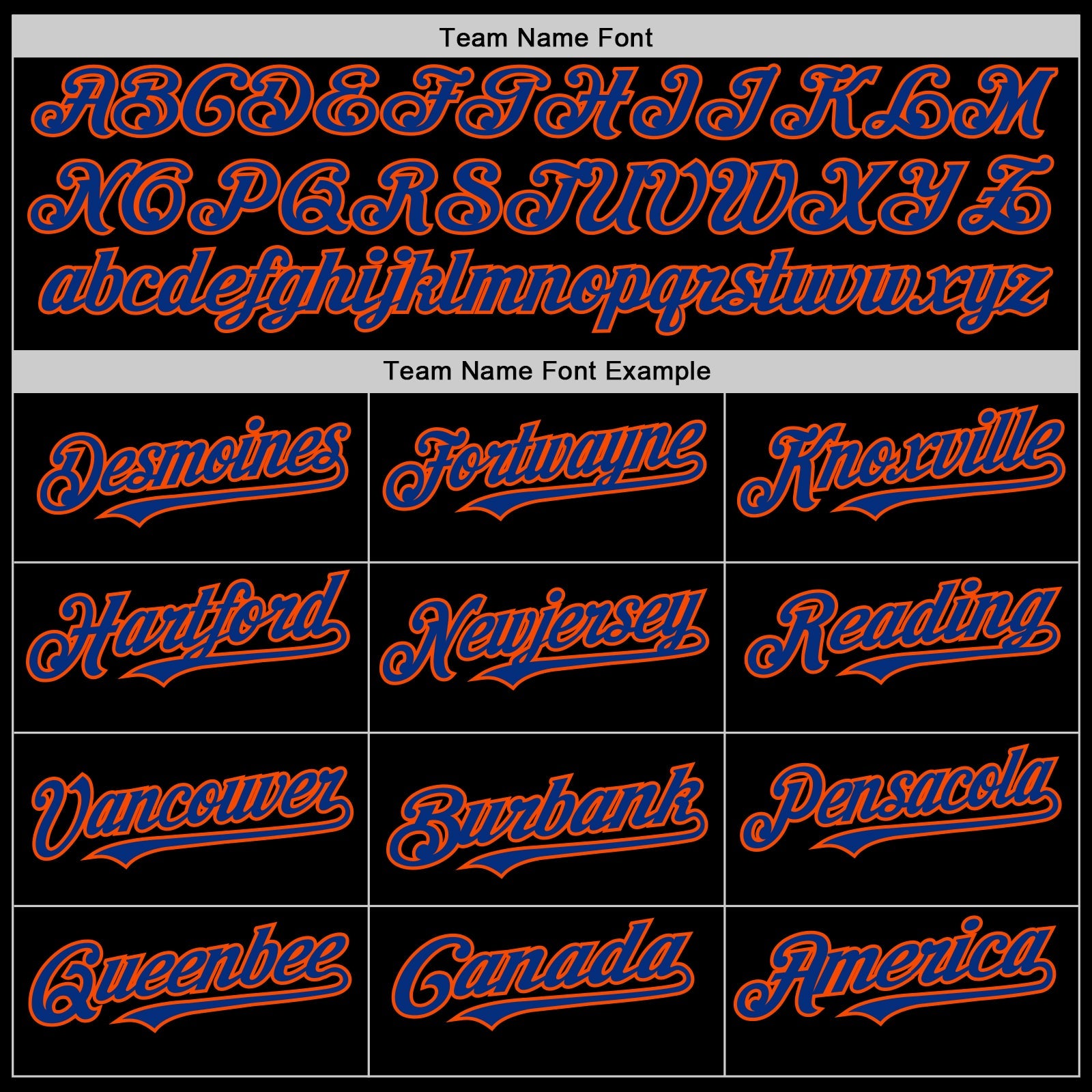 Custom Black Royal-Orange Line Authentic Baseball Jersey