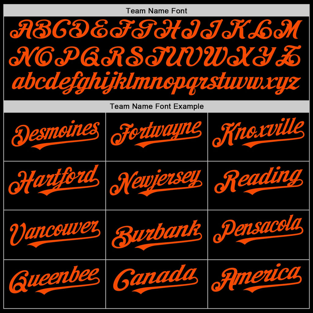 Custom Black Orange-Purple 3D Pattern Design Geometric Shapes Authentic Baseball Jersey