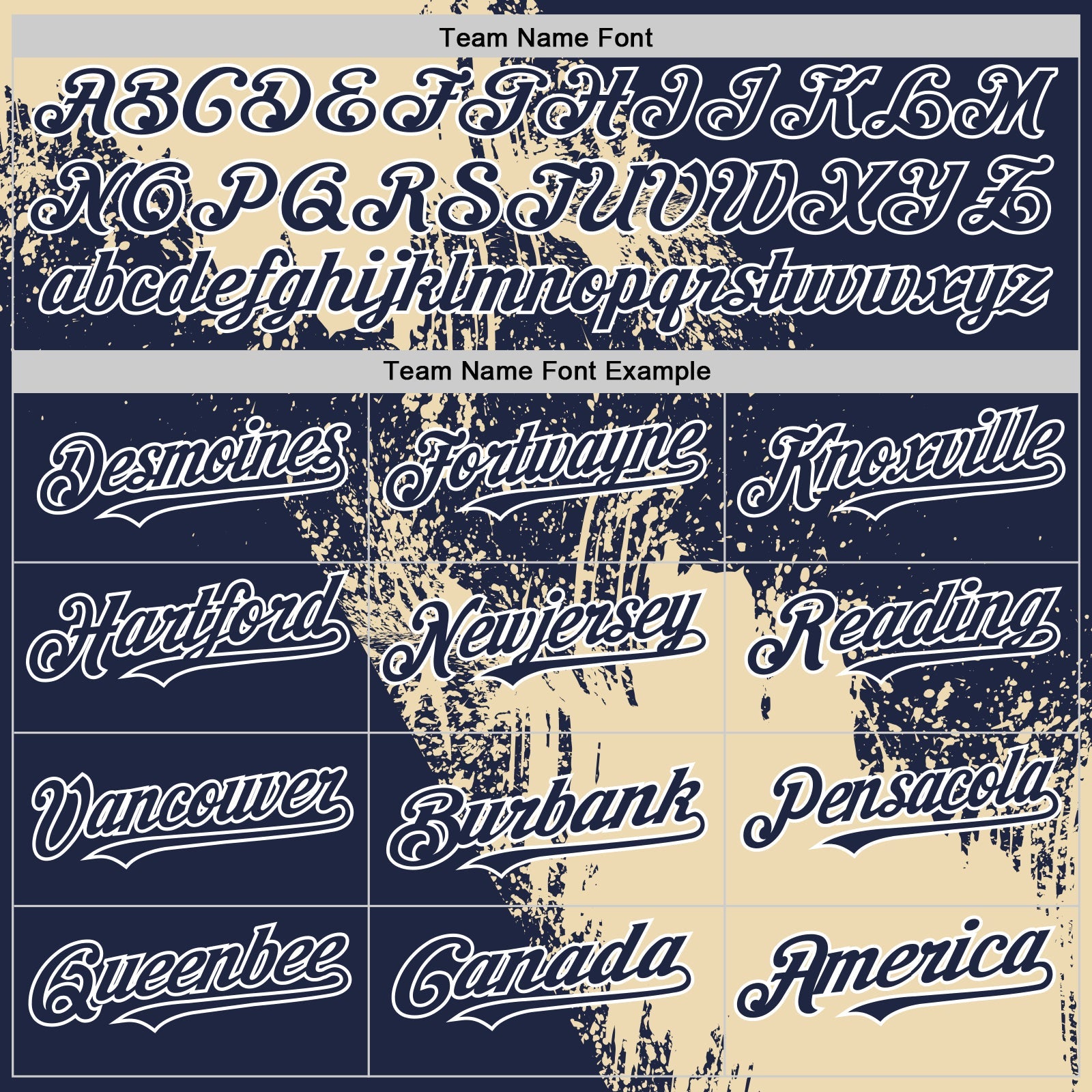 Custom Cream Navy-White 3D Pattern Design Abstract Brush Stroke Authentic Baseball Jersey