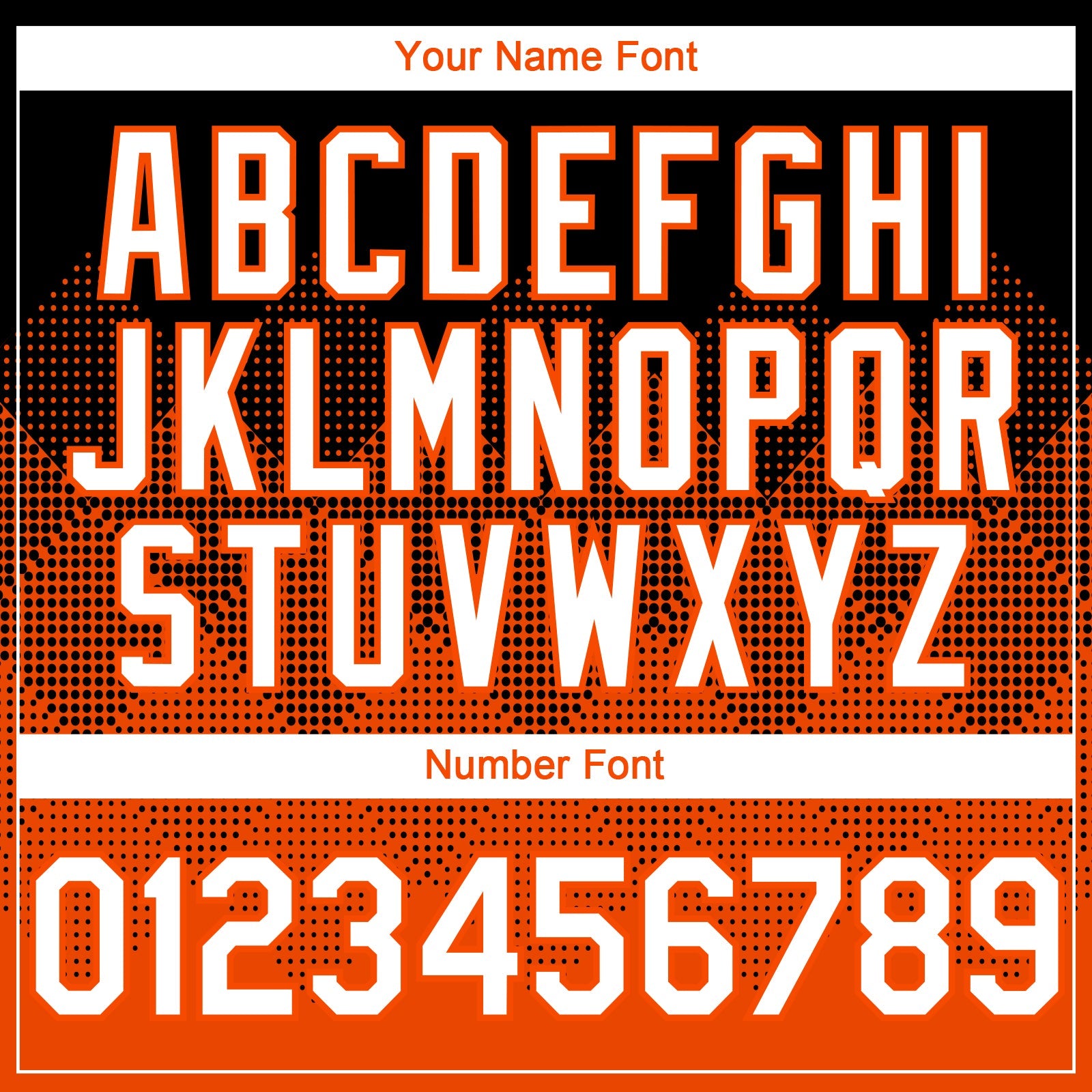 Custom Black White-Orange 3D Gradient Square Shape Authentic Baseball Jersey
