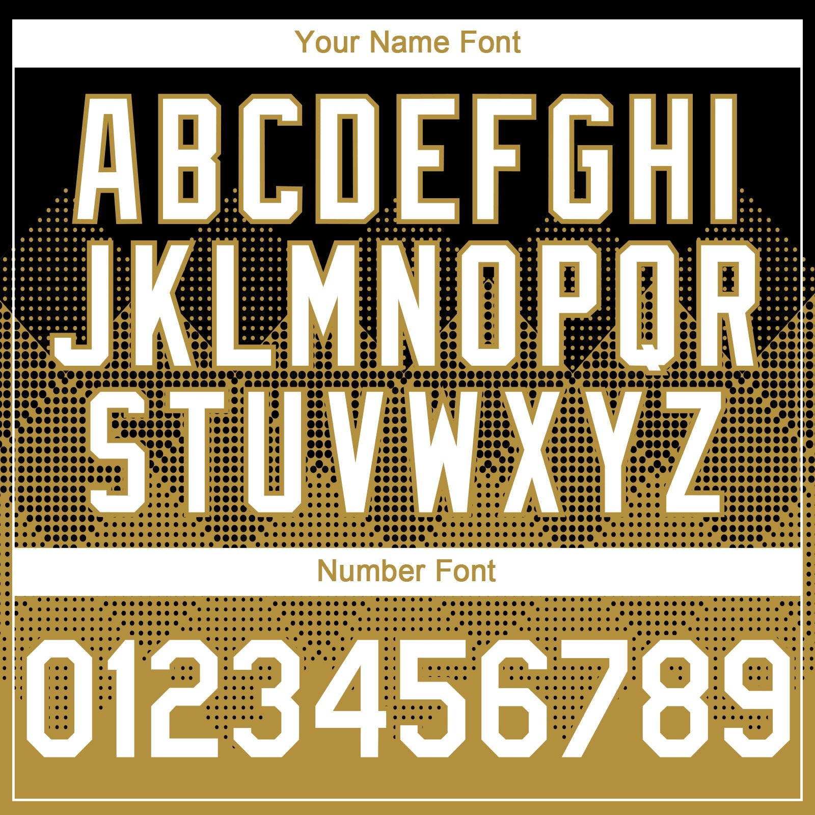 Custom Black White-Old Gold 3D Gradient Square Shape Authentic Baseball Jersey
