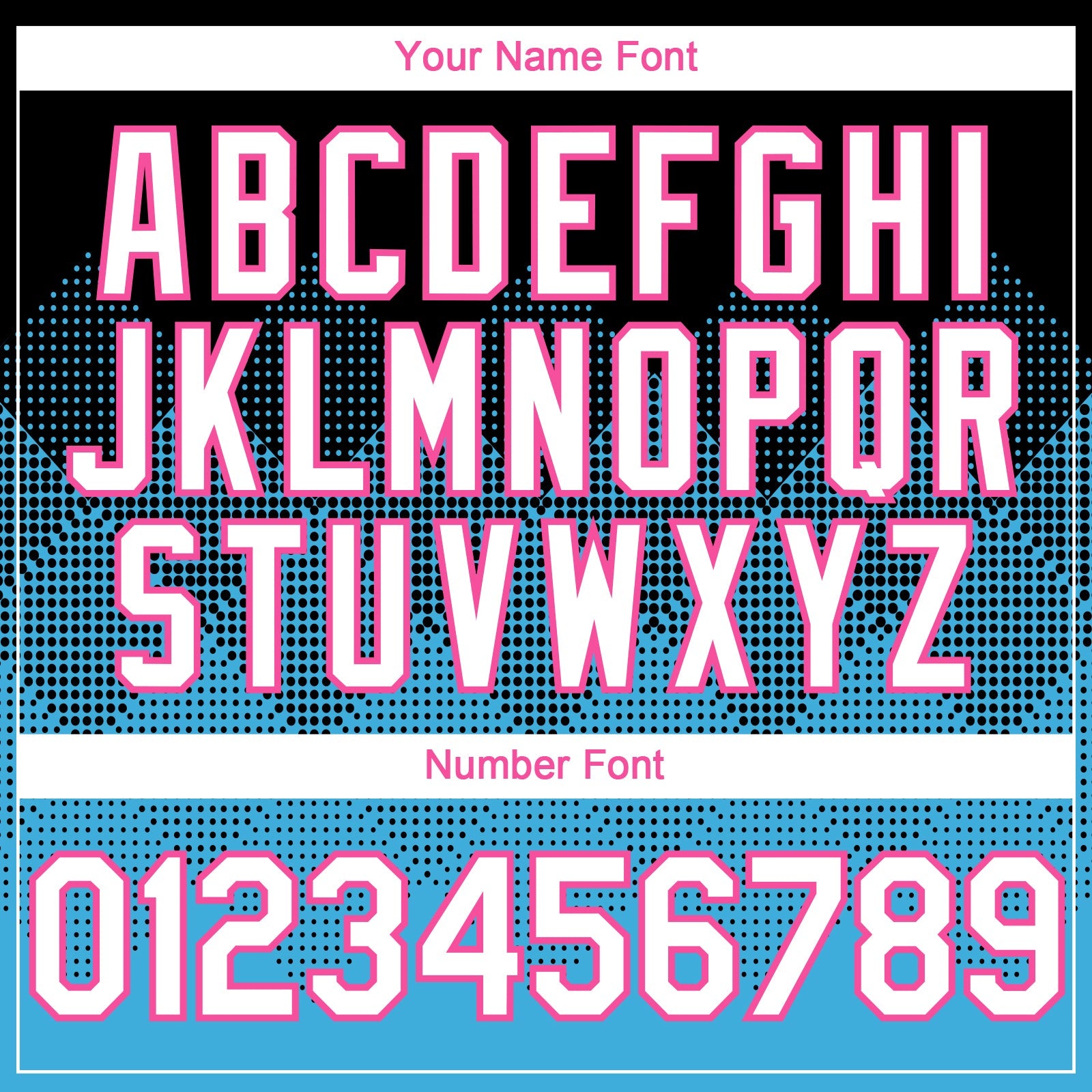 Custom Black White Sky Blue-Pink 3D Gradient Square Shape Authentic Baseball Jersey