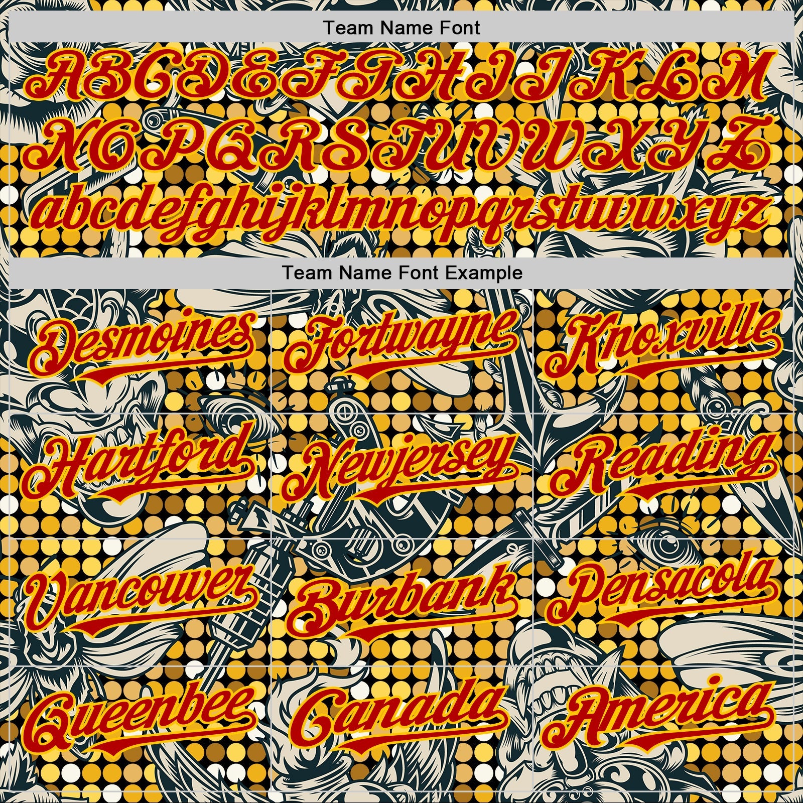 Custom Black Red-Yellow 3D Pattern Design Rave Party Tattoos Disco Authentic Baseball Jersey