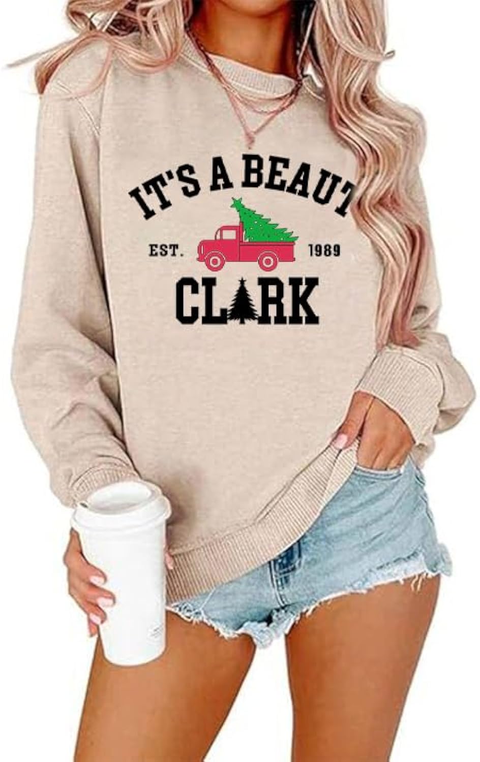 Christmas Sweatshirts for Women It's A Beaut Clark Xmas Sweatshirt