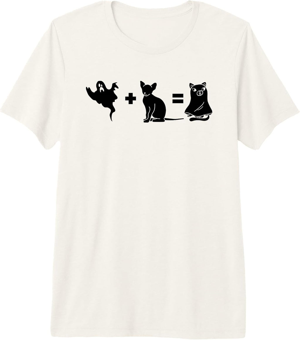 Funny Halloween Dog Ghost Premium Tri-Blend T-Shirt