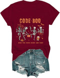 Halloween Nurse Shirt Code Boo Here for Your Scare and Care Shirt Halloween Nurse T-Shirt