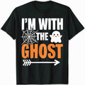 I'm with The Ghost Halloween Cute Matching Couple T-Shirt