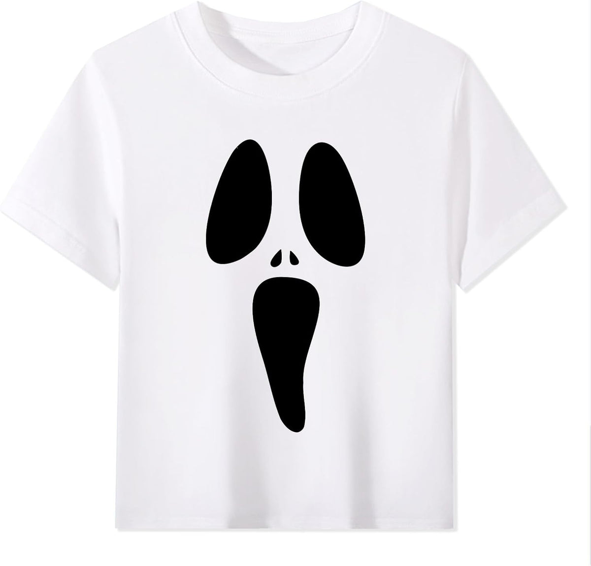 Pumpkin Shirts for Boy Girl Halloween Ghost Tshirts Cotton Short Sleeve Tees 2-12 Years
