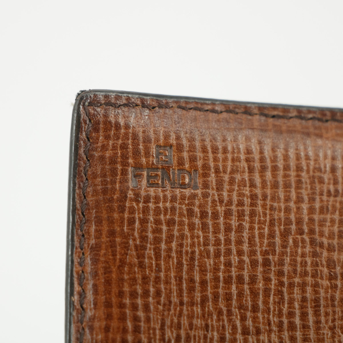 Fendi Monogram Canvas Brown Zucca Long Wallet #5766