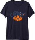 Halloween black cat pumpkin store