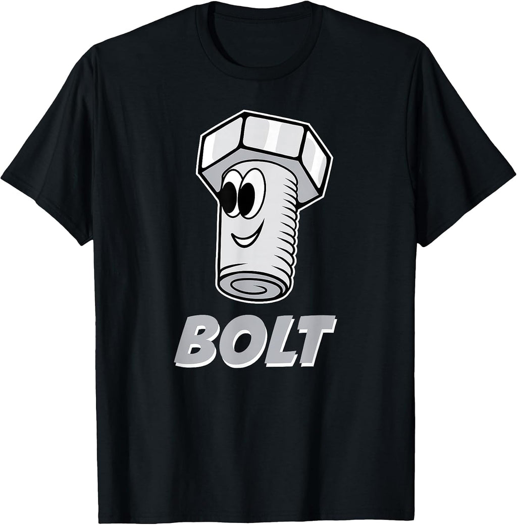 Nut and Bolt Matching Couple Halloween Best Friends T-Shirt