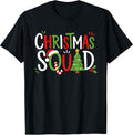 Merry Christmas Squad Funny Matching Family Xmas Pajamas T-Shirt