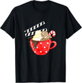 Christmas movie watching with hot chocolate