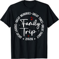Family Trip Vacation 2026 Matching Summer Group T