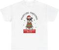 Pawsome Christmas Official Christmas Snuggler Heavy Cotton Tee – Funny Dog Christmas Shirt for Pet Lovers