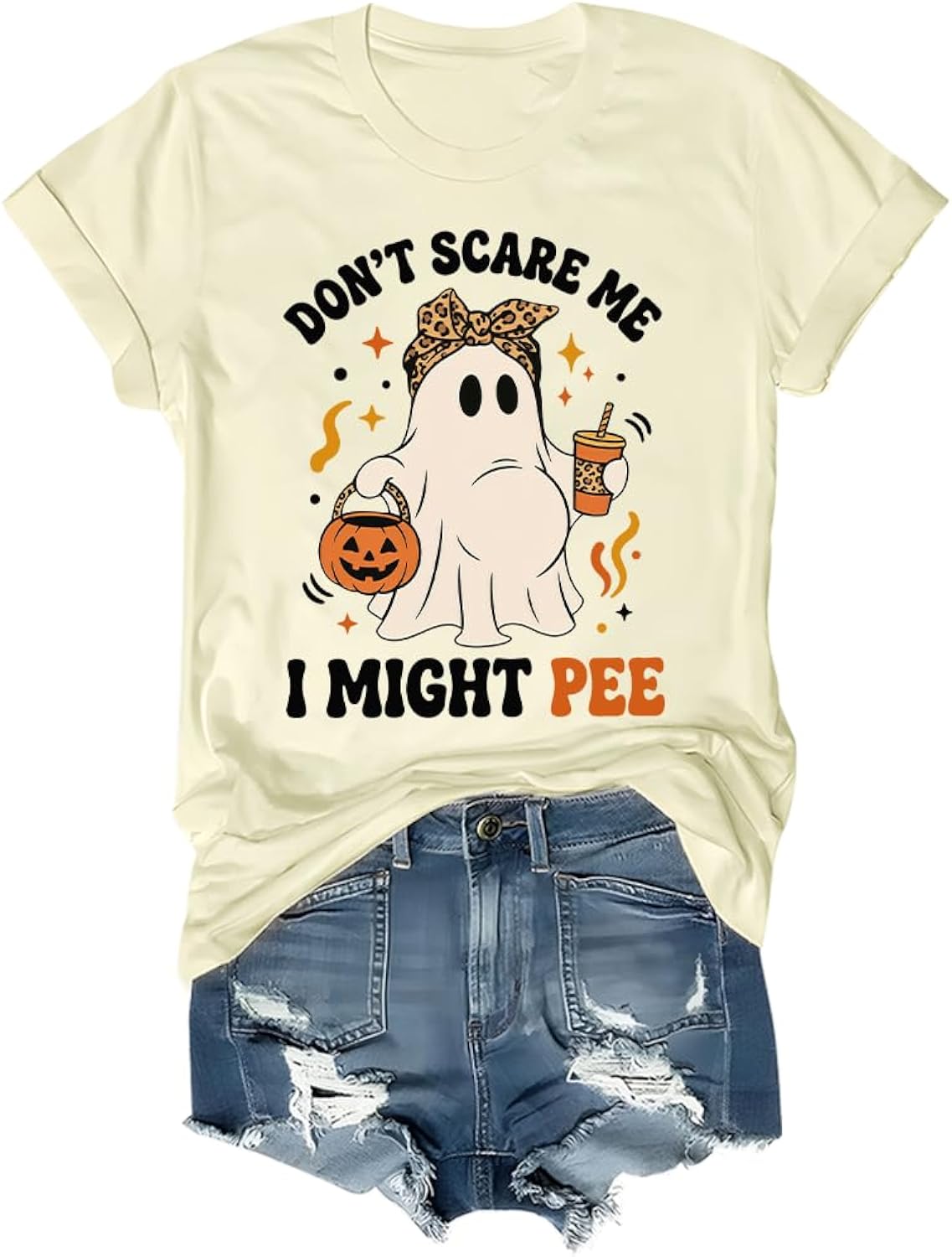 Halloween Pregnancy Shirt for Women Ghost Pumpkin Skeleton Shirts