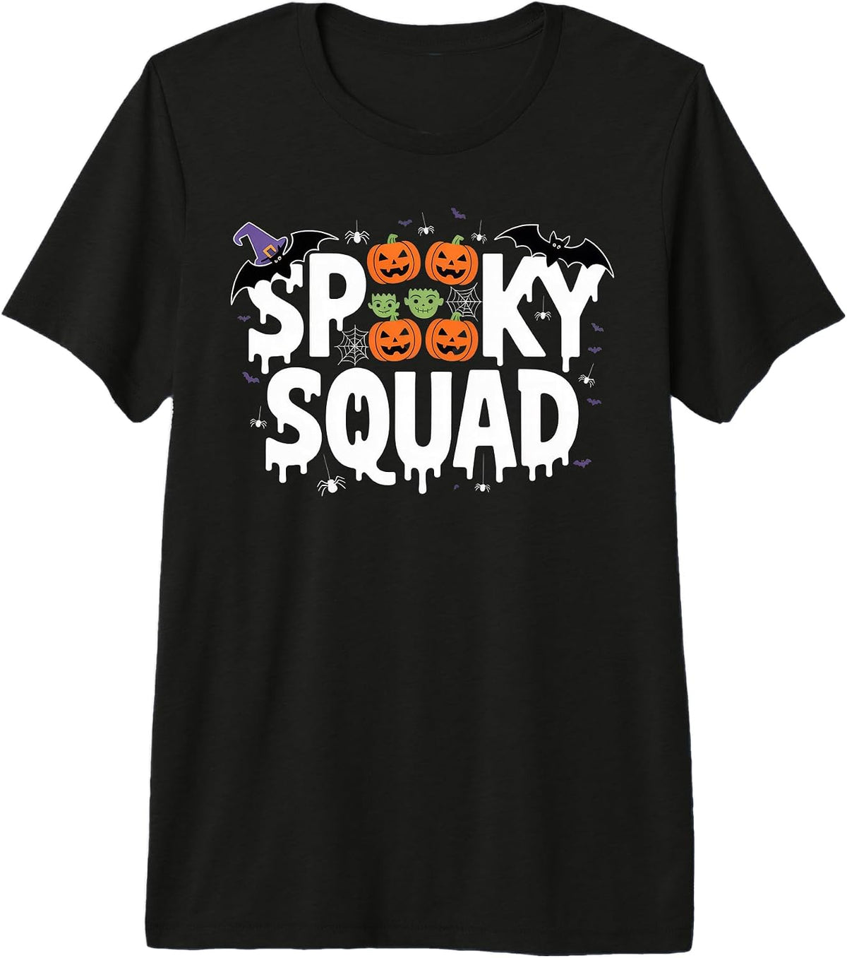 Spooky Squad Fun Halloween Costume for Friends and Family Premium Tri-Blend T-Shirt