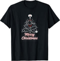 Nurse Christmas Tree Stethoscope Merry Christmas Design T-Shirt