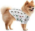 Hand-Painted Christmas Tree B Print Dog Short Sleeves Shirt