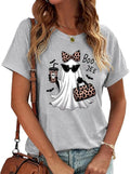 Boo-JEE Shirt Boo JEE Ghost T-Shirt Funny Halloween Ghost Women Graphic Tees