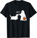 Boop Cute Ghost Dog Halloween Costume Humor T-Shirt