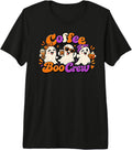 Coffee Boo Crew Cute Ghosts Holding Coffee Premium Tri-Blend T-Shirt