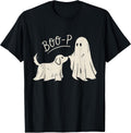 Boo-P Ghost Dog Nose Boop Halloween Costume Animal Lover T-Shirt