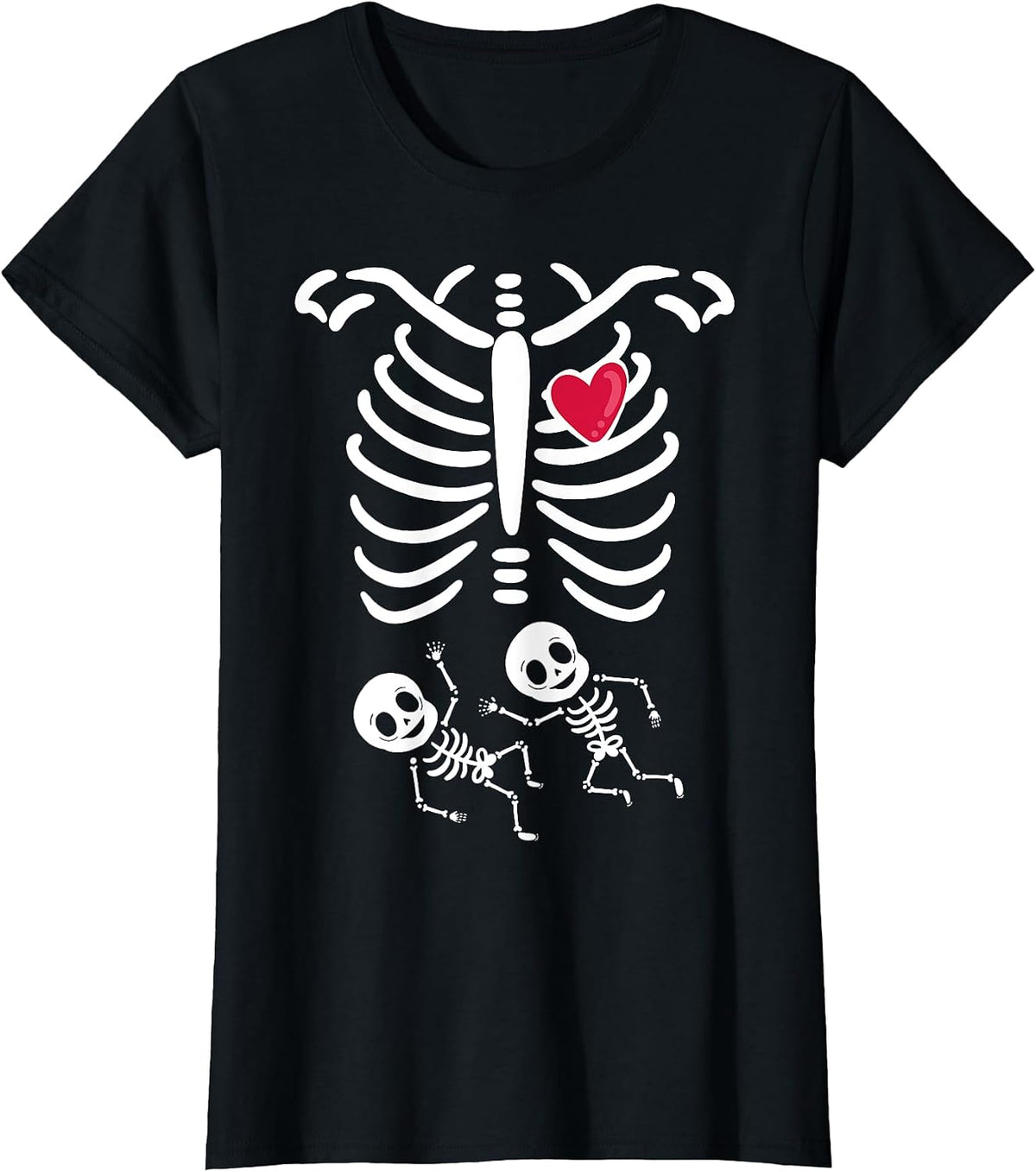 Pregnancy Halloween Skeleton Costumes Twin