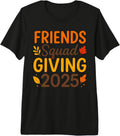 Friends Squad Giving 2025 Fun Fall Friendsgiving Outfit Premium Tri-Blend T-Shirt
