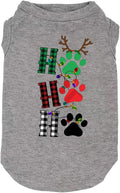 Merry Christmas Costumes Funny Graphic Print Vest for Small Large Dog Gift - Puppy Christmas (Small, Grey-2)