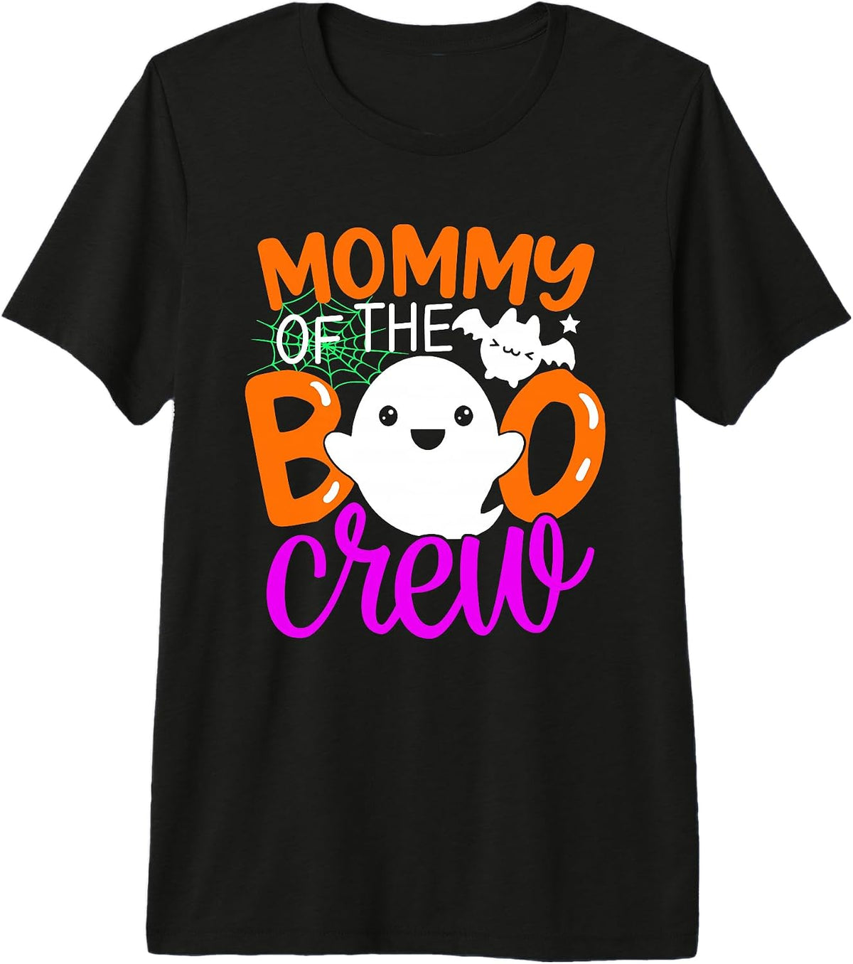Mommy of The Boo Crew Funny Halloween Family Matching Premium Tri-Blend T-Shirt