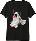 Funny Spooky Ghost French Bulldog Halloween Dog Lover Premium Tri-Blend T-Shirt