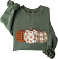 Vintage Pumpkin Sweatshirt For Women Retro Pumpkin Season Sweatshirt